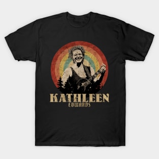 Retro Sunset Kathleen Edwards T-Shirt